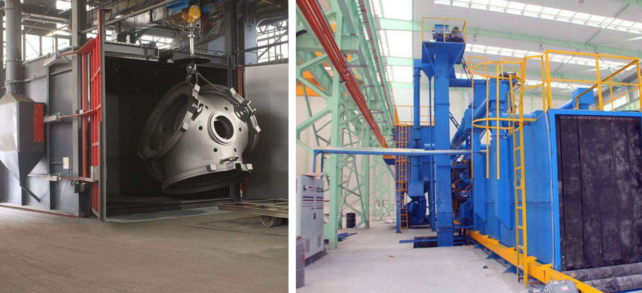 拋丸機操作現(xiàn)場 拋丸機操作現(xiàn)場