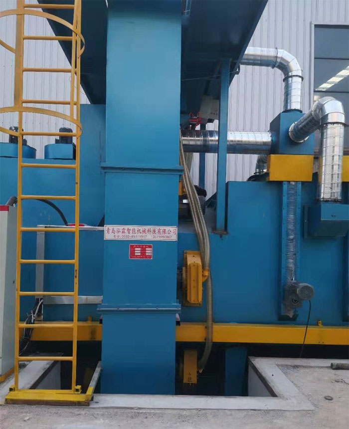 通過箱式拋丸機(jī) 通過箱式拋丸機(jī)