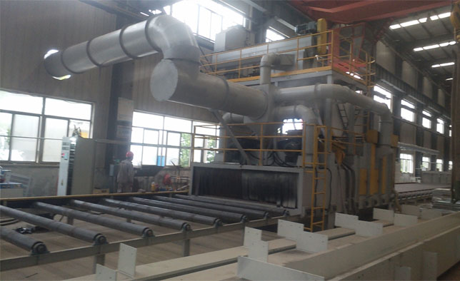 掛車底盤拋丸機(jī) 掛車底盤拋丸機(jī)